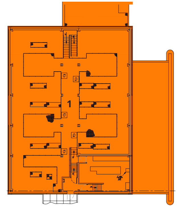 1093 Clark St (Building 259A) Floor Plan