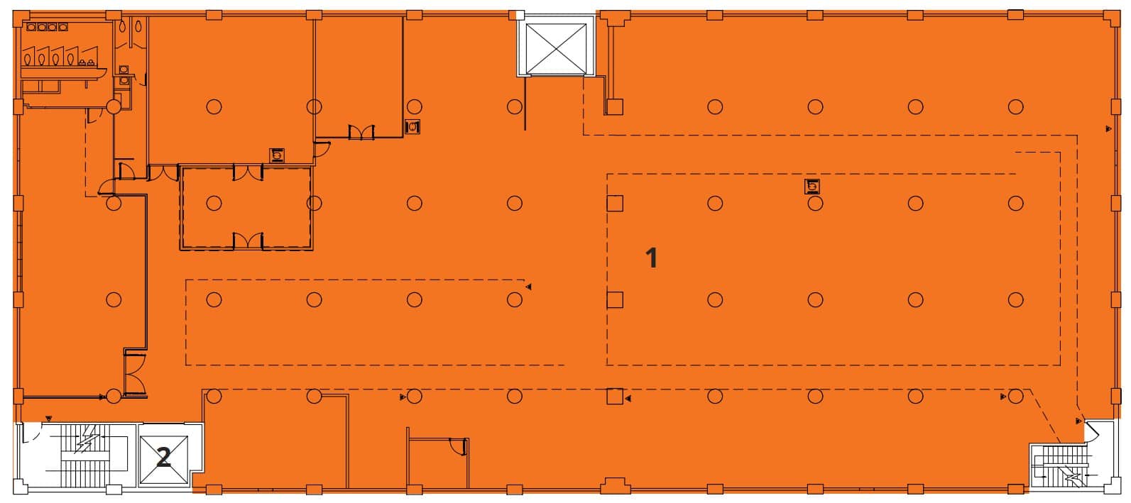 1101 Clark St (Building 38) Floor Plan