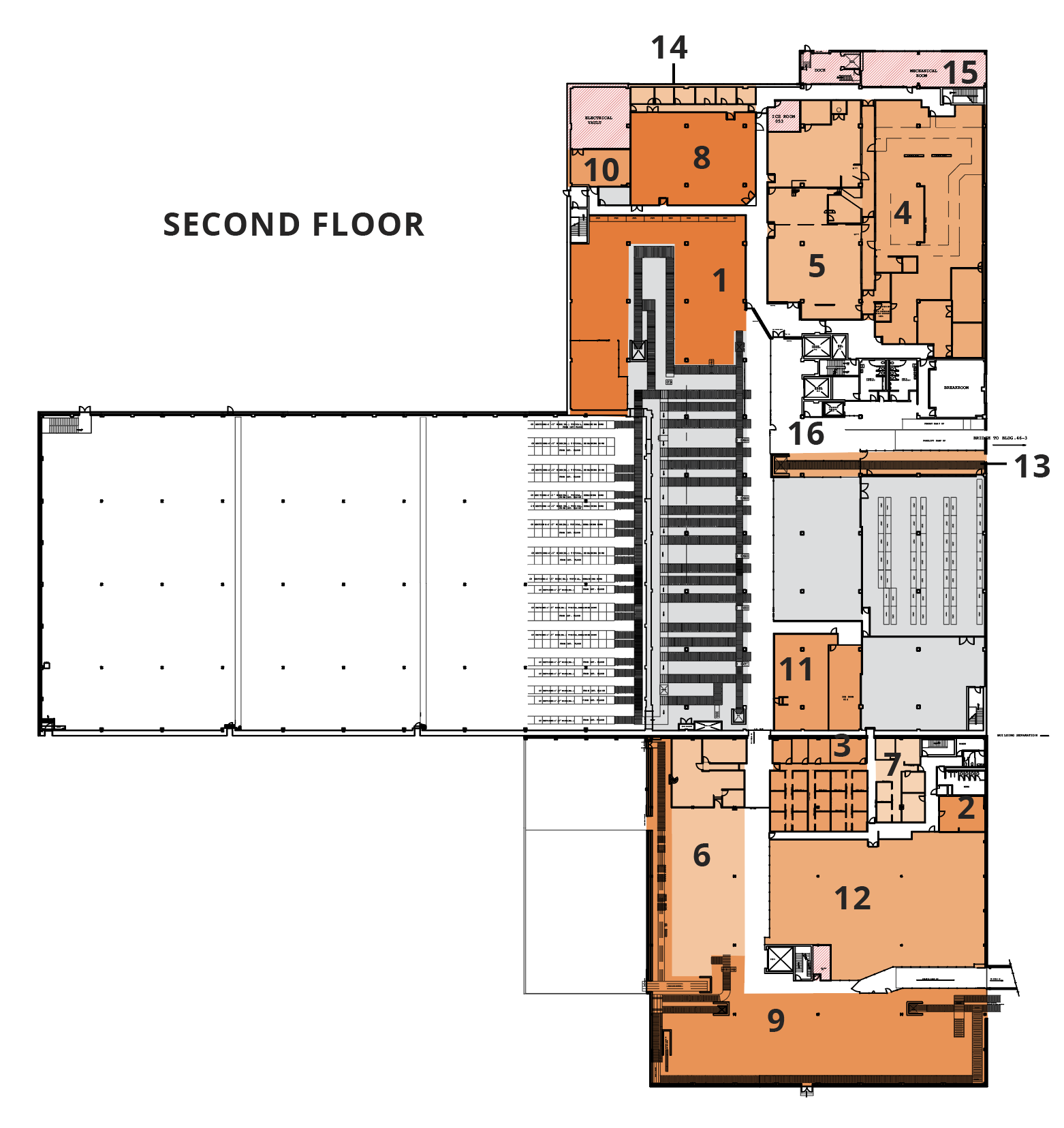 1301 Clark St (Buildings 48 & 53) Floor Plan